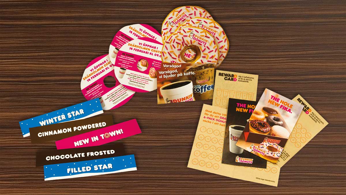 dunkin1-2 Trycksaker för Dunkin' Donuts
