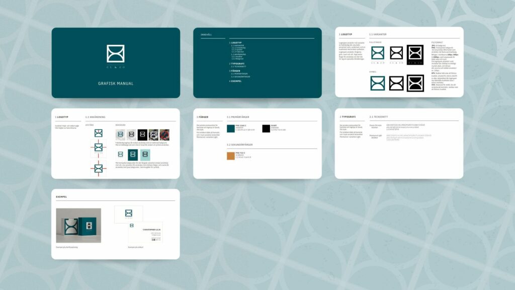Till CL & CO skapade vi en logotyp som speglar deras värderingar och skapar igenkänning, en grafisk manual och en webbshop för återförsäljning.
